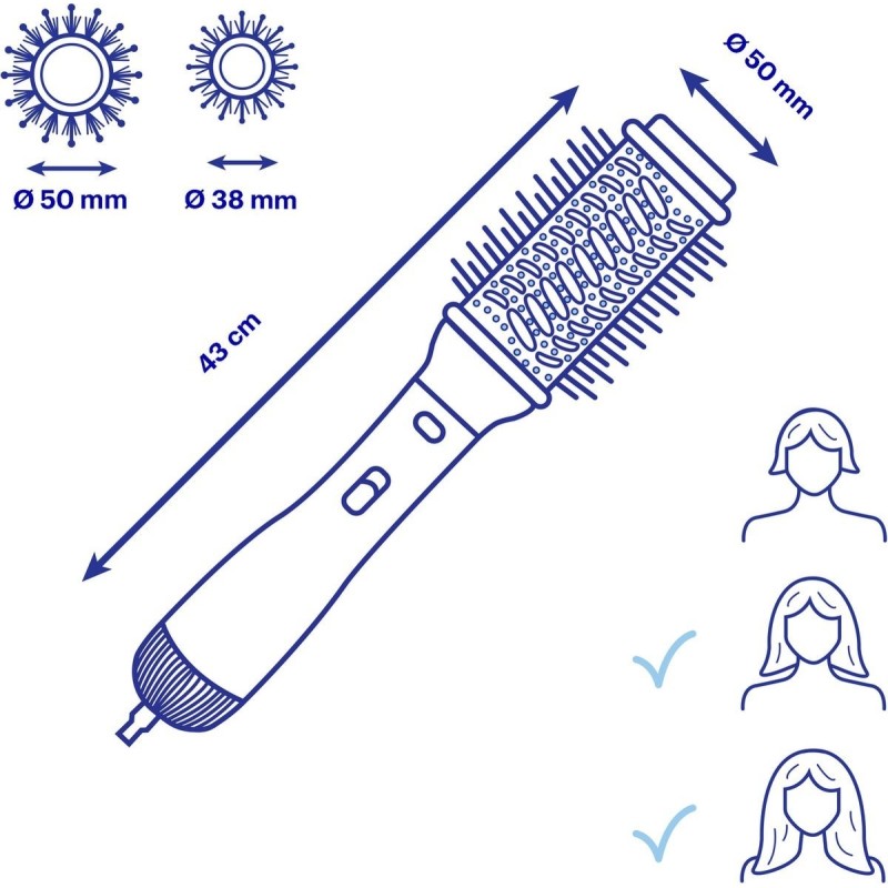 Remington Hårtørrer/hårstyler AS7500